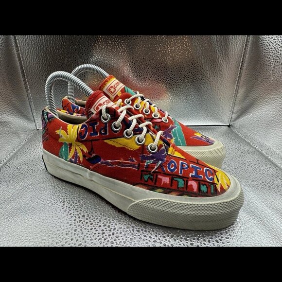Converse Vintage Floral Pattern Made In The USA SIZE 3 - Picture 1 of 8